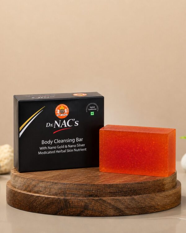 Body Cleansing Bar with Gold and Silver